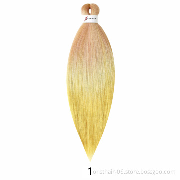 MYZYR Ombre Pre Stretched Braiding Hair Extensions Jumbo Braids Hair Synthetic Crochet Hair Low Temperature Fiber Mirra's Mirror